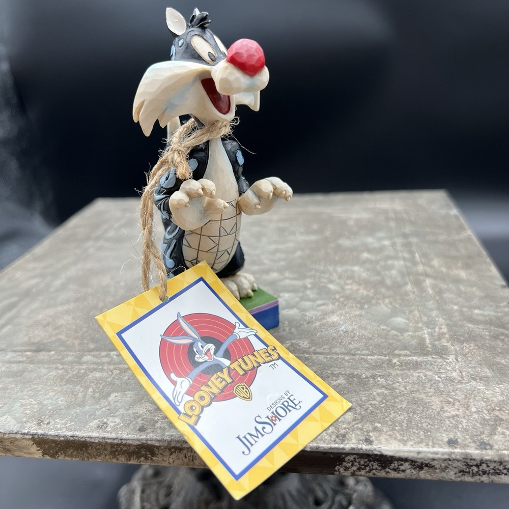 RARE Jim Shore Looney Tunes Sylvester The Cat Figurine Predatory Puddy Tat Loose